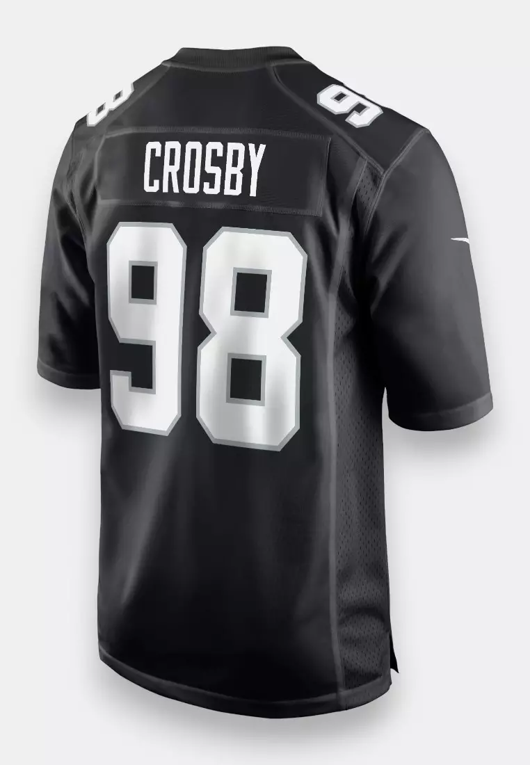 NFL #98 Maxx Crosby Las Vegas Raiders American Football Jersey for Men Carbon Collection [6Q3]