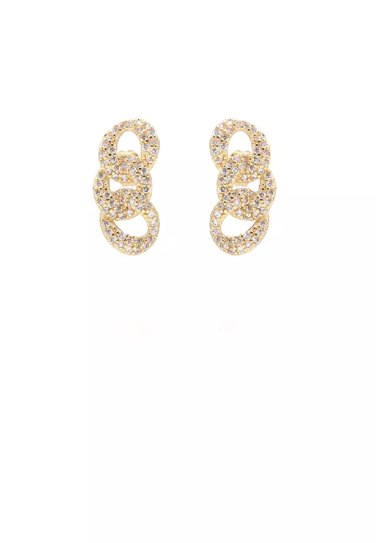 Buy Glamorousky Fashion Personality Plated Gold Chain Geometric
