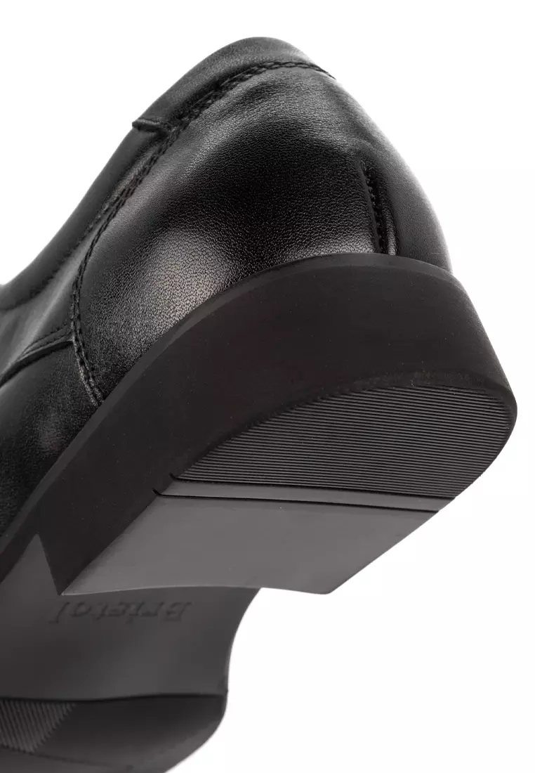 Quantum Black Derby Shoes