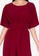 ZALORA BASICS red Short Sleeve Dress with Drawstring 94DDCAAF4F2060GS_3