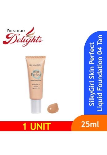 Buy Prestigio Delights Silkygirl Skin Perfect Liquid Foundation 04 Tan 2020 Online Zalora Singapore