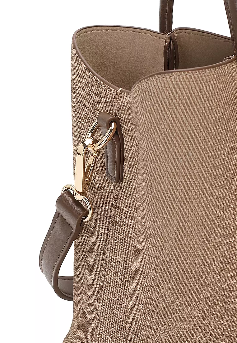 Women's Top Handle Bag / Sling Bag / Crossbody Bag / Shoulder Bag - Khaki