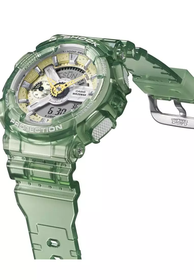 Buy CASIO CASIO G-SHOCK GMA-S120GS-3A-P TRANSPARENT RESIN STRAP