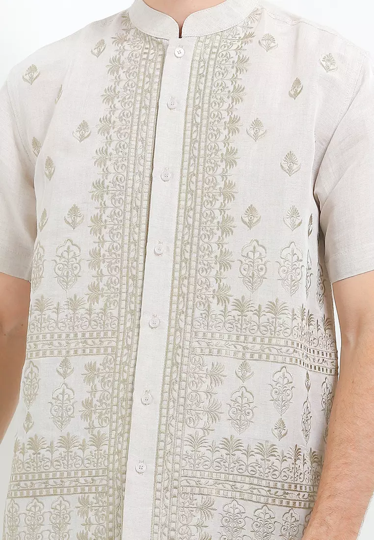 Edam Wedge Short Sleeve Baju Koko