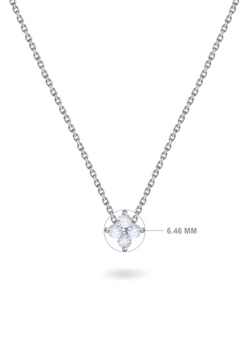 Aquae Jewels white Necklace Fairy 18K Gold and Diamonds - White Gold 5E09FAC345F280GS_1
