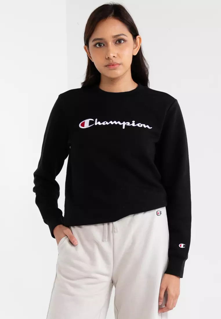 Crew neck sweatshirts champion online