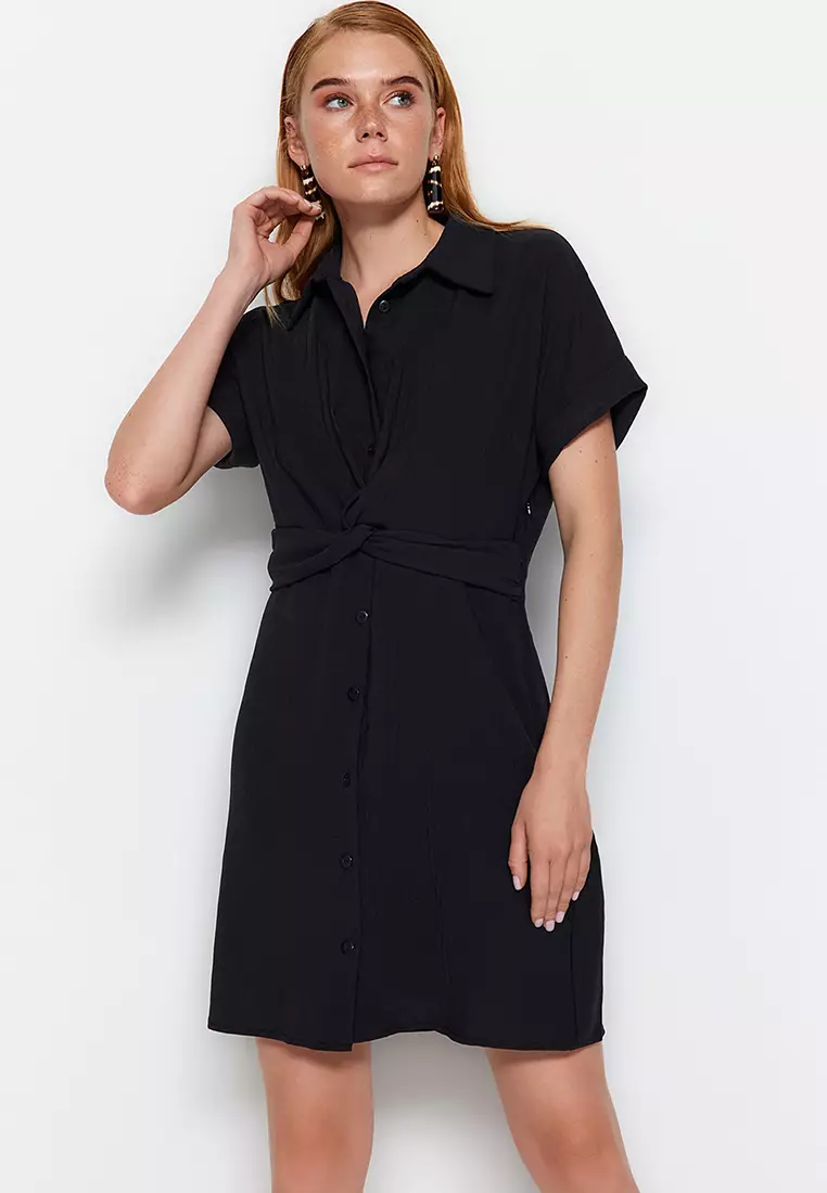 Buy Trendyol Collar Mini Dress 2024 Online | ZALORA Singapore