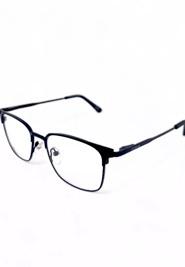 Buy Nvg Nvg By Essilor Oph Men S Square Frame Black Metal