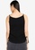 Noisy May black Stine Sleeveless Ruching Top 1CCFCAAF9CC0A4GS_1