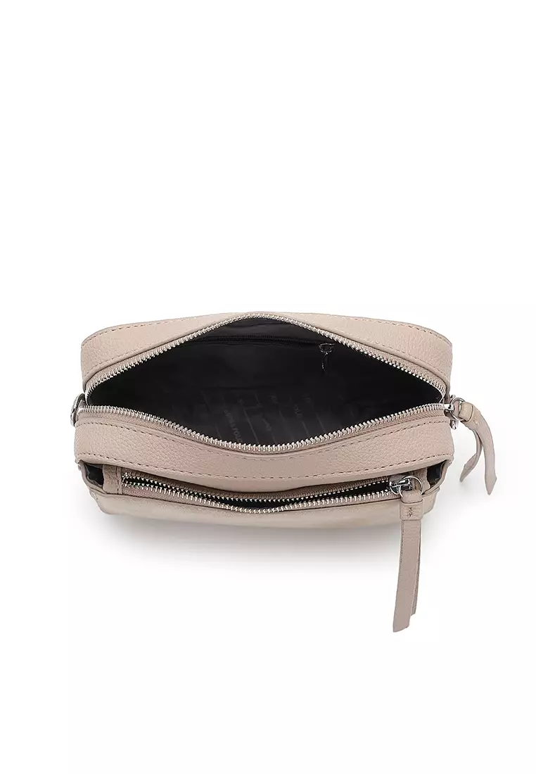Women's Sling Bag / Crossbody Bag / Shoulder Bag (Tas Selempang Wanita / Tas Bahu Wanita) - Krem