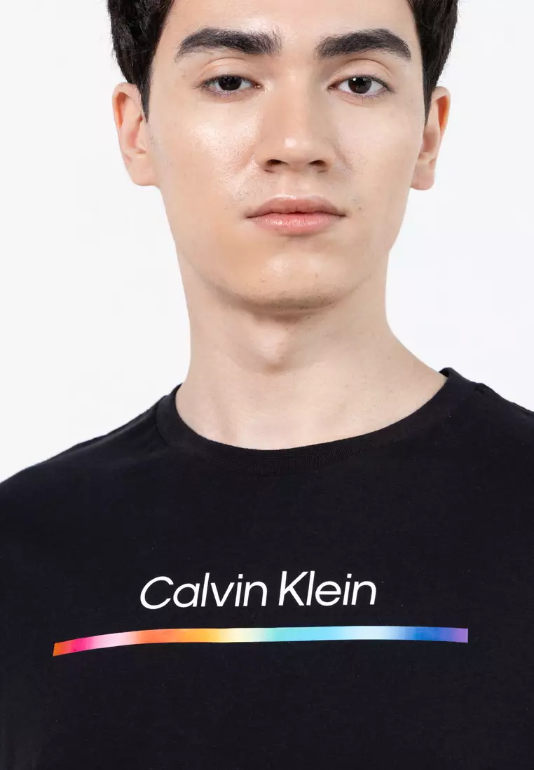 Pride Gradient Logo Crew Neck Tee - Calvin Klein Jeans