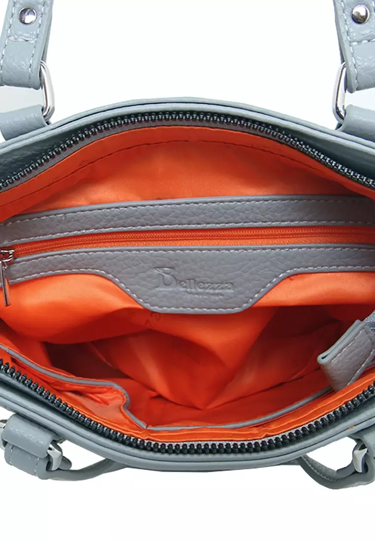 Bellezza Handbag CZ243 Light Blue