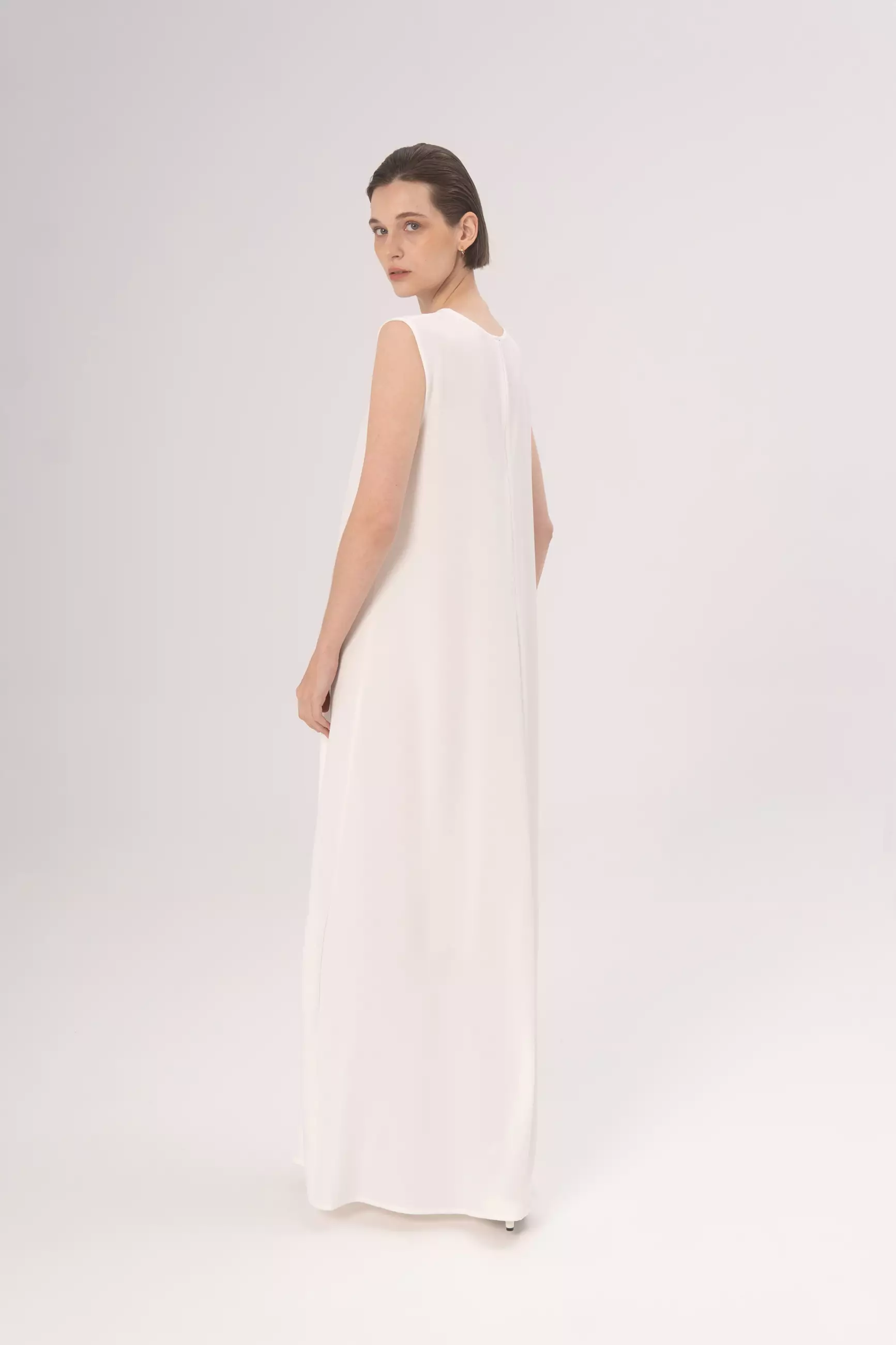 DEMURE&CO - CALA INNER DRESS IN WHITE - CASUAL DAILY WEAR