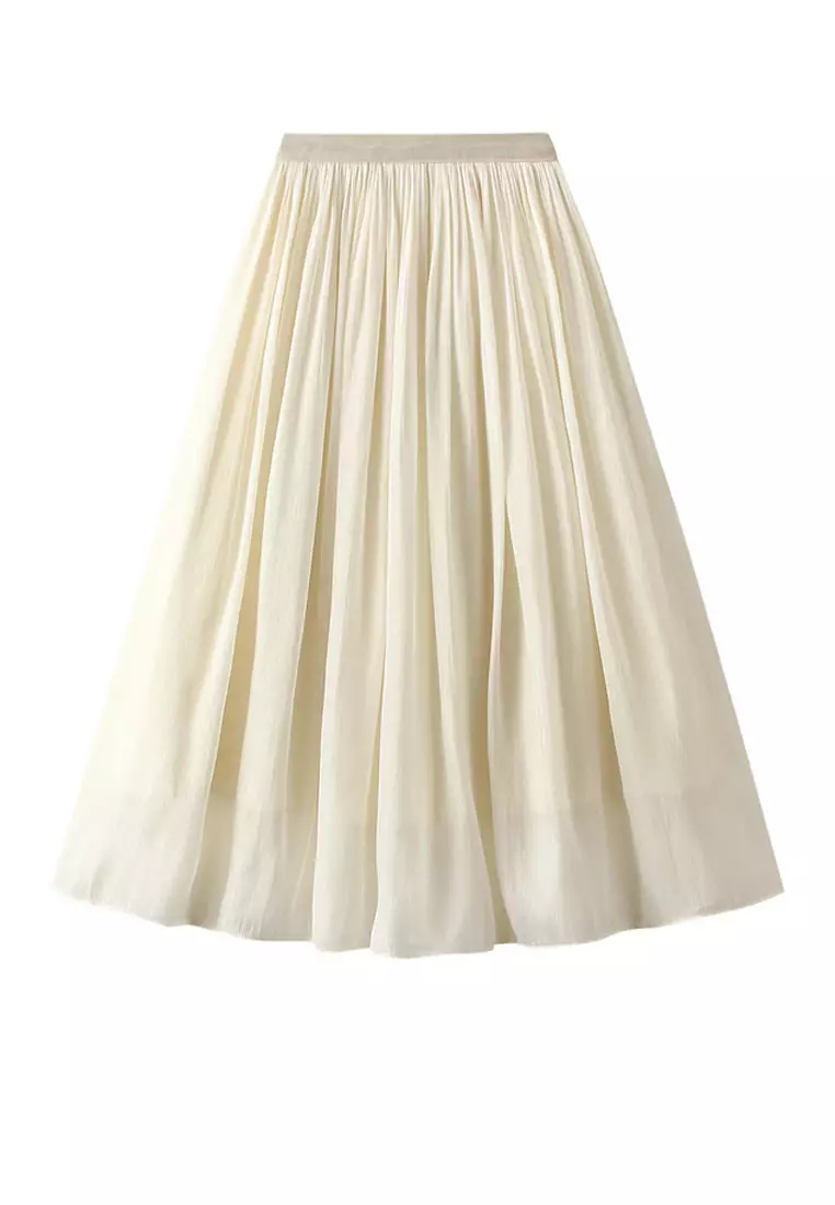Summer Pearl Lightweight Maxi Skirt AF9818