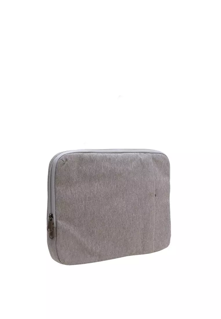 Quenty Sleeve Case for Laptop Size 13/13.3 Inch Corner Crash Design Waterproof Material Nylon ORIGINAL - Grey