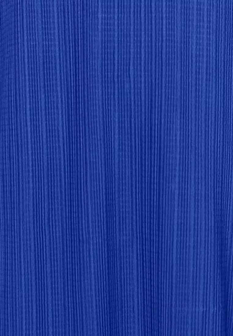 Midi Pleated Knitted Dress