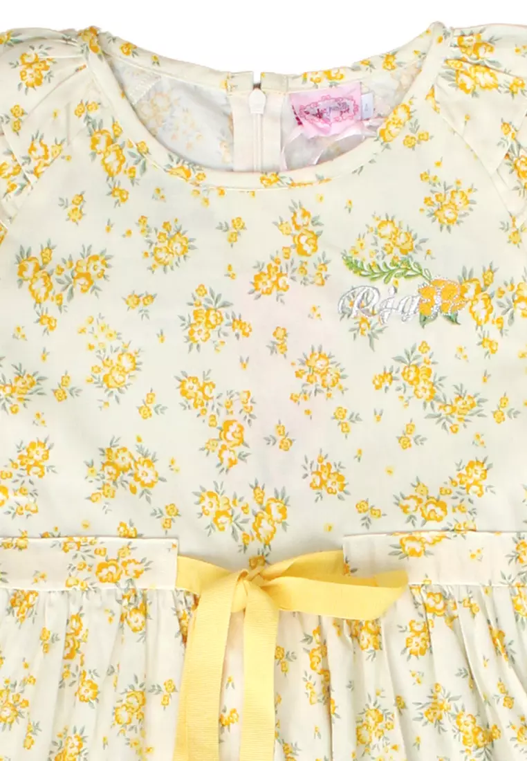 Maxi Dress/ Ghamis Anak Yellow/ Rodeo Junior Girl Girls Day Out