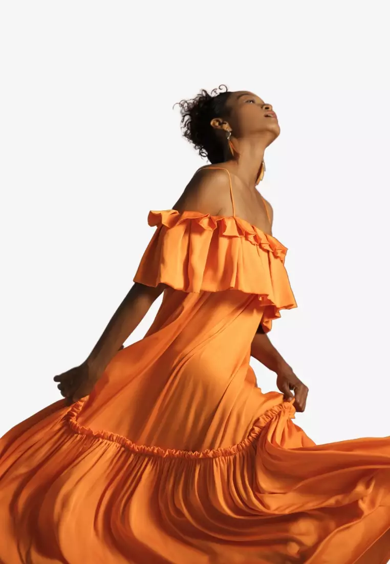 Summer Get Away Maxi Silk Dress
