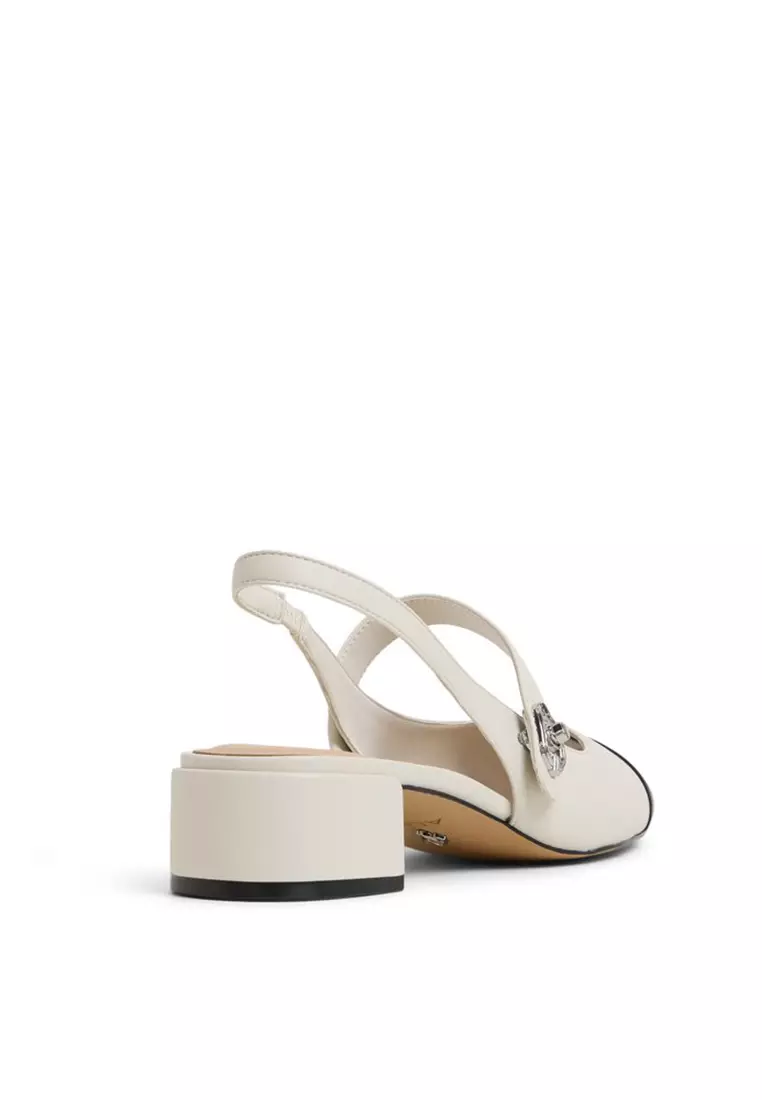 Agathe Slingback Low Block Heels