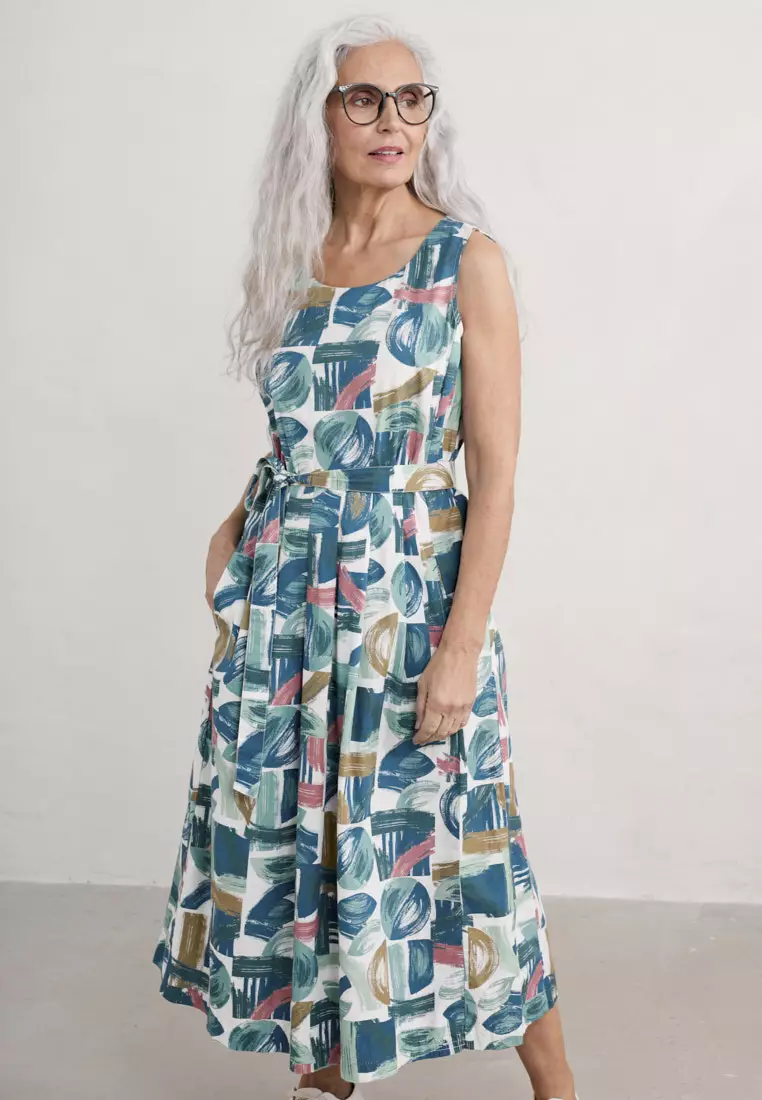 Buy Seasalt Cornwall Seasalt Cornwall Teal Belle Dress Online | ZALORA ...