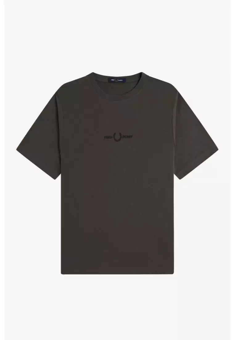 Fred Perry M4580 Embroidered T-Shirt (Field Green)