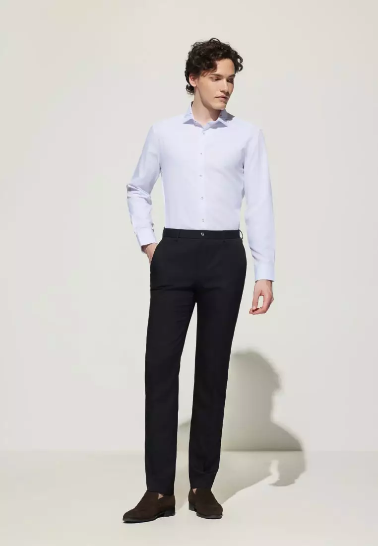 G2000 Non-Iron Dry Smart Fit Twill Shirt with Design Detail