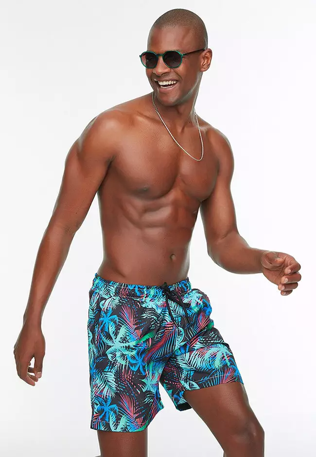 Buy Trendyol Printed Swim Shorts 2024 Online ZALORA Singapore
