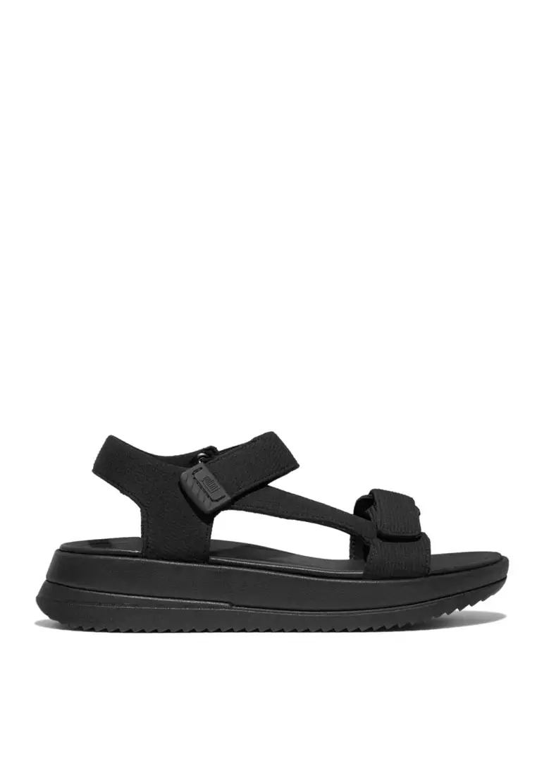 velcro fitflop black sneakers