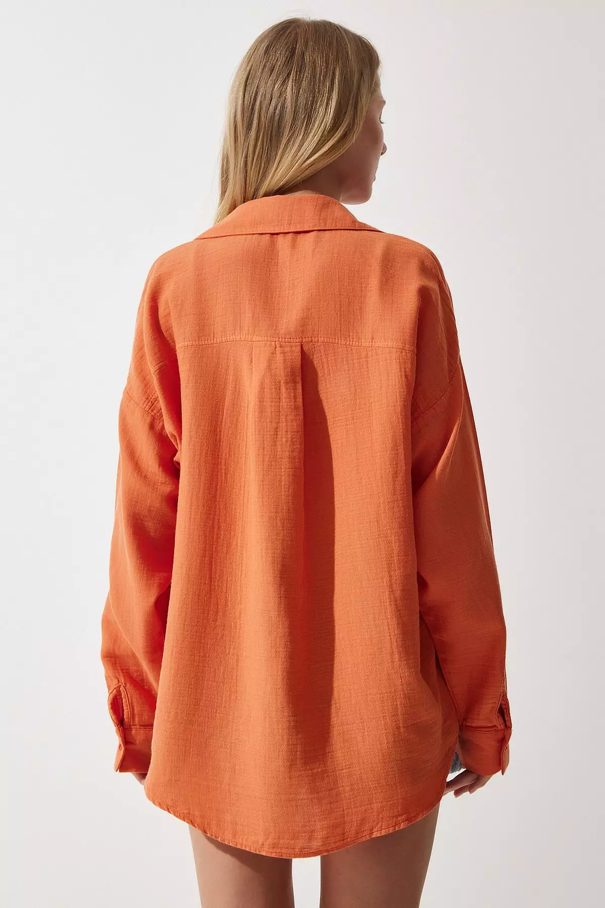 Cotton Oversized Woven Shirt