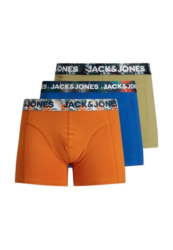 Jack & Jones orange 3-Pack Hutley Junior Trunks 1D9FCKA003C945GS_1