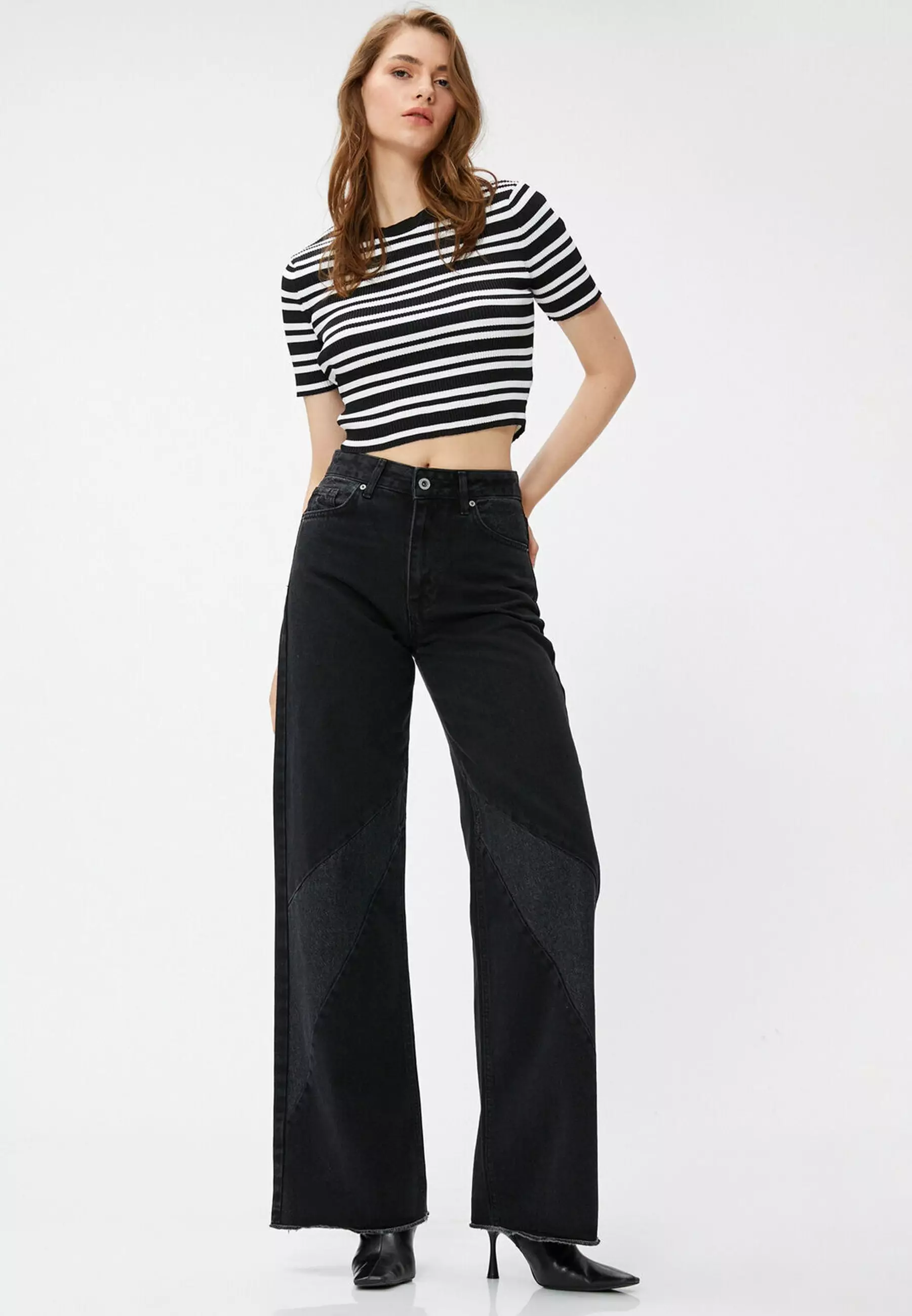 Bianca High Waist Wide Leg Denim Jeans