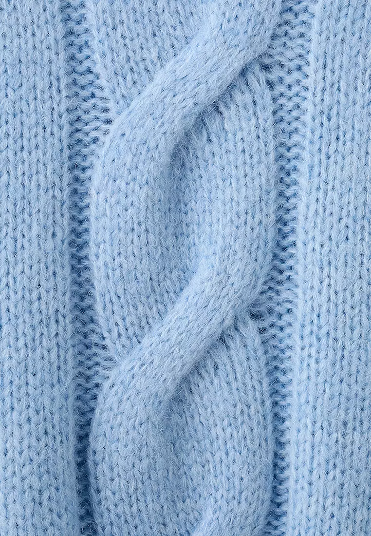 Braided Knitted Sweater