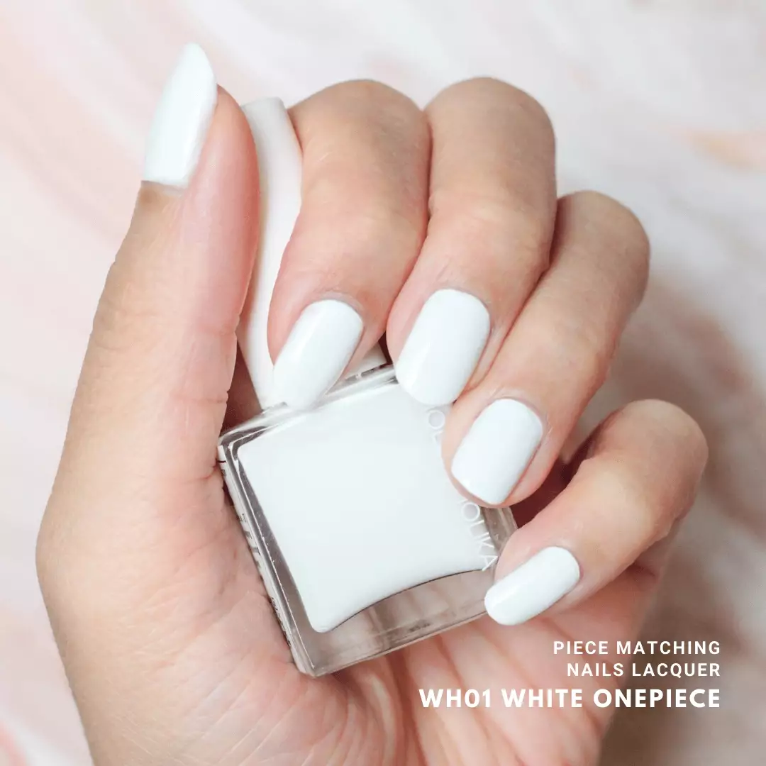 Holika Holika Piece Matching Nails Lacquer - WH01 White Onepiece
