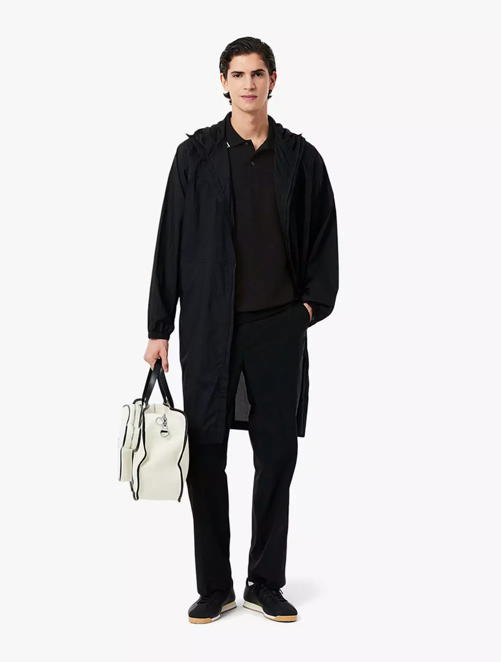 Regular Fit L.12.12 Petit Piqué Polo Shirt - Black