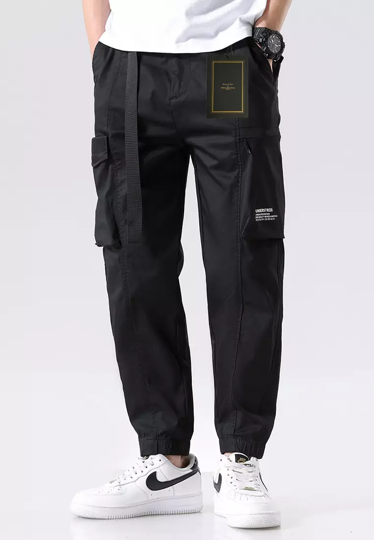Eight pocket cargo pants clearance