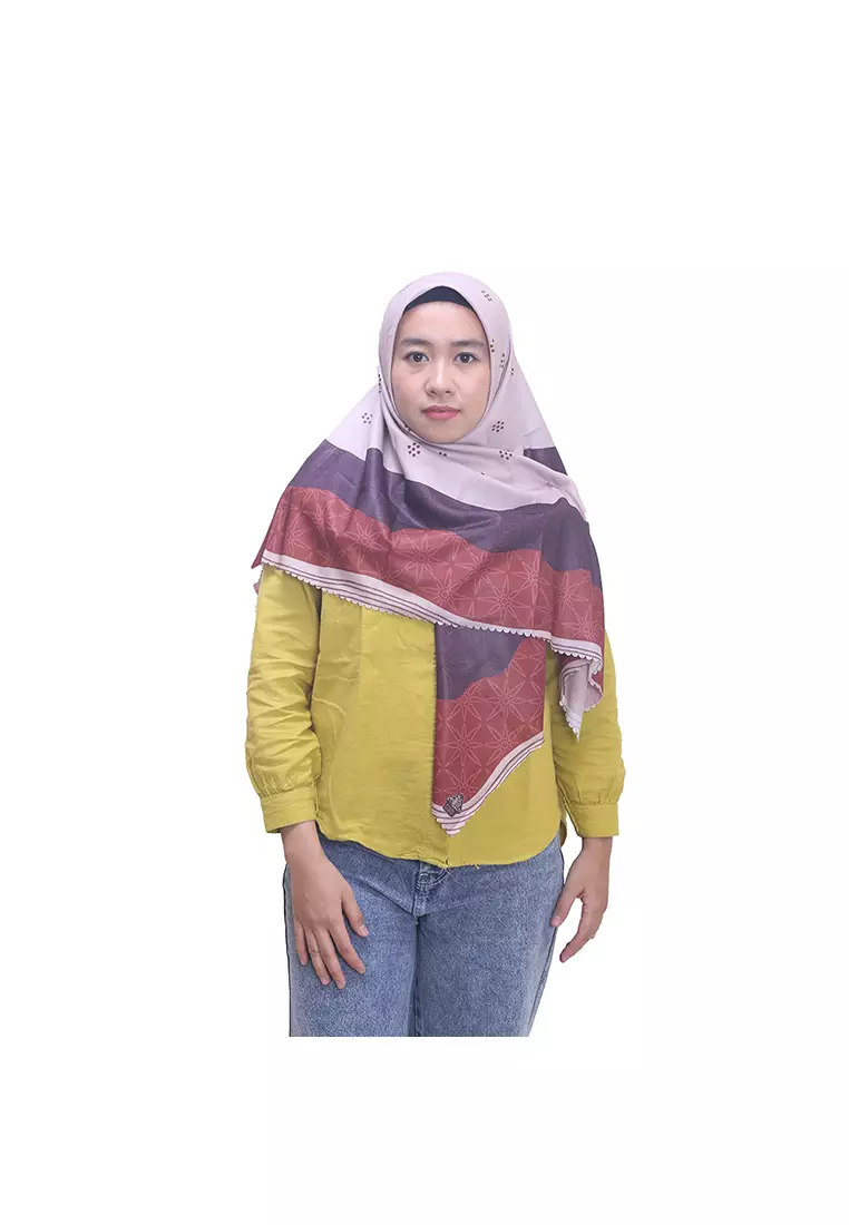 Hijab Scarf Batik Semar Tri Anjani 115x115 cm