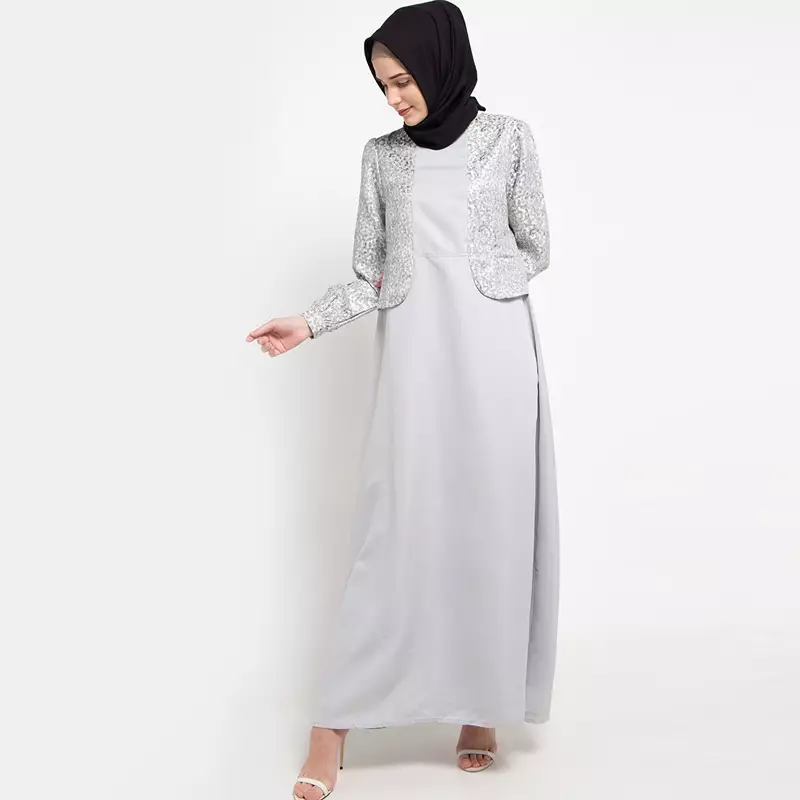 Isabella Maxi Dress In Grey