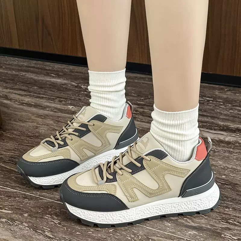 Sepatu Wanita Bertali Casual Modis Sneakers Kekinian Ootd WL2482