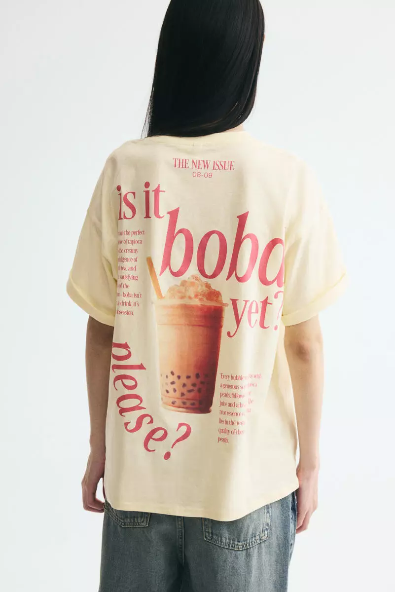 Oversized printed T-shirt