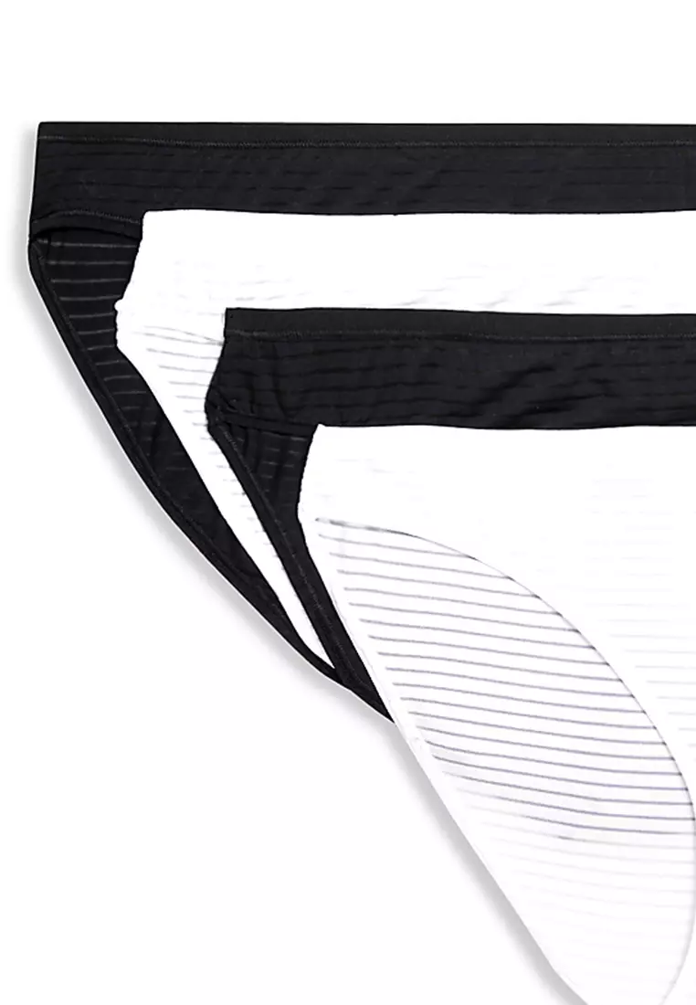 4pk Modal Rich No VPL Bikini Knickers