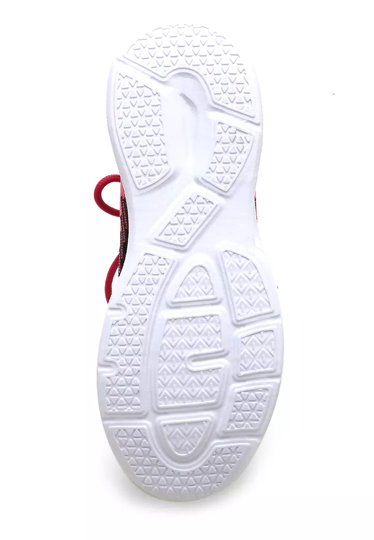 Sepatu Sport Wanita Joging Sneakers Premium High Quality - Red 7799