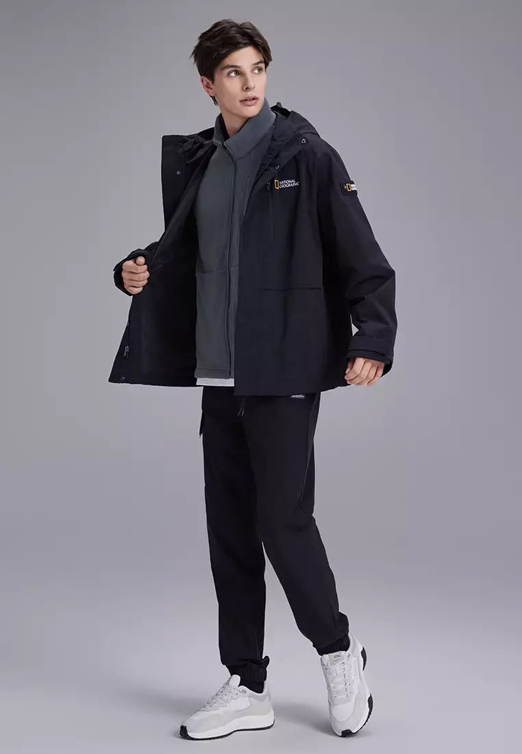 男女同款3-in-1抓毛絨外套