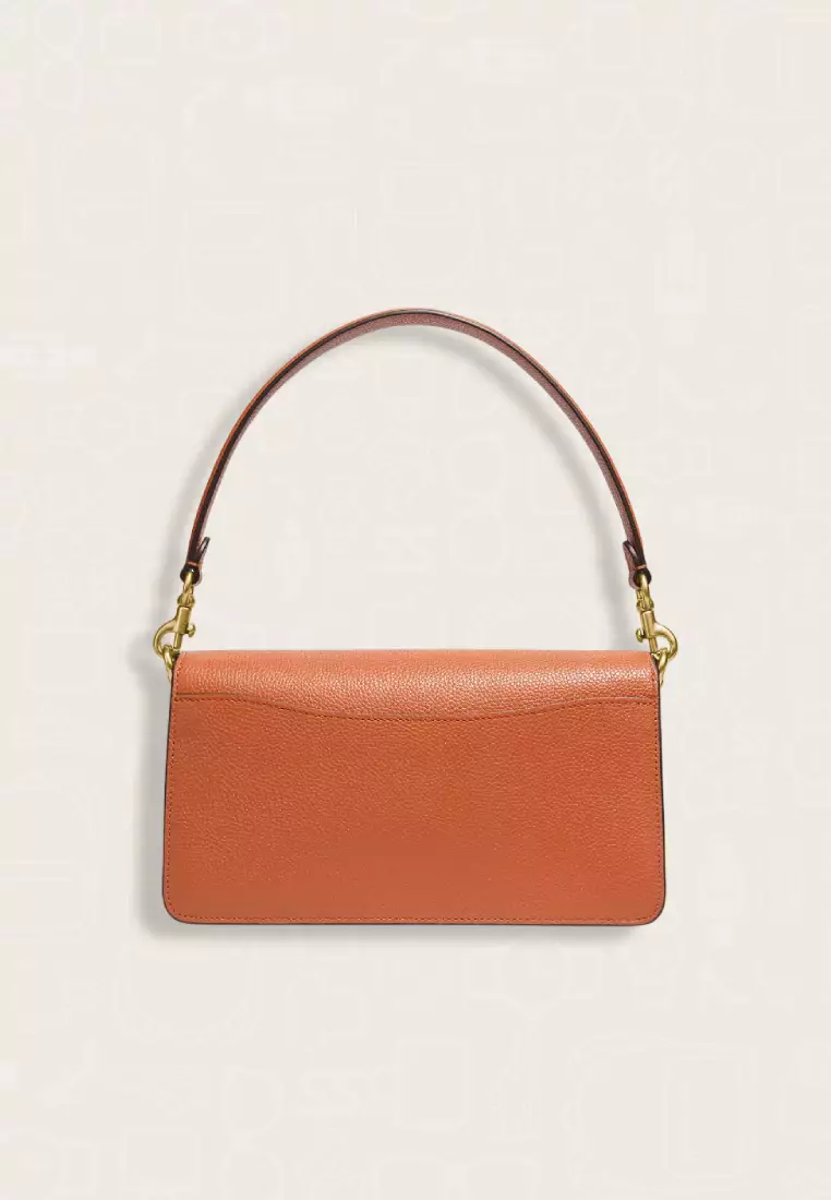 Coach Tabby Shoulder Bag 26 In Colorblock Taffy Orange Multi