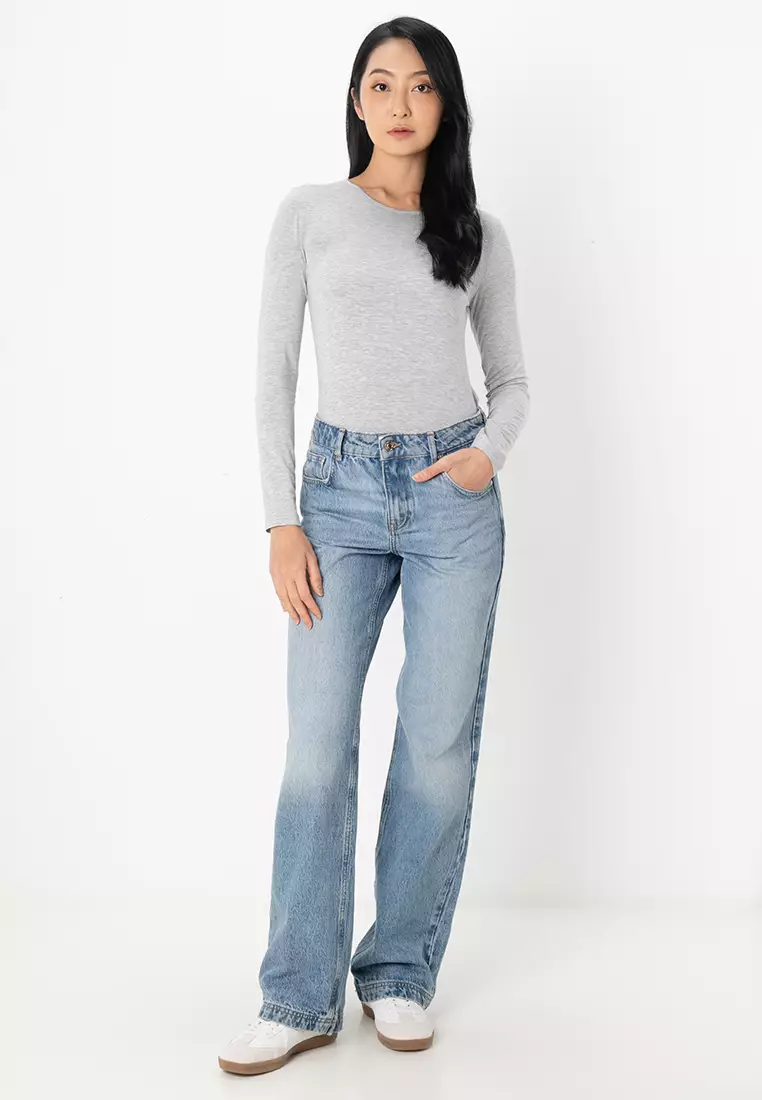 Mila Long Sleeve O-Neck Top