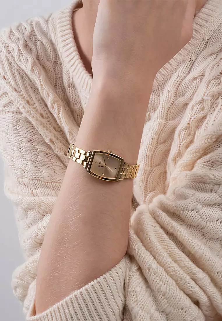 Guess GW0384L2 - Jam Tangan Wanita - Gold Tone - Stainless Steel