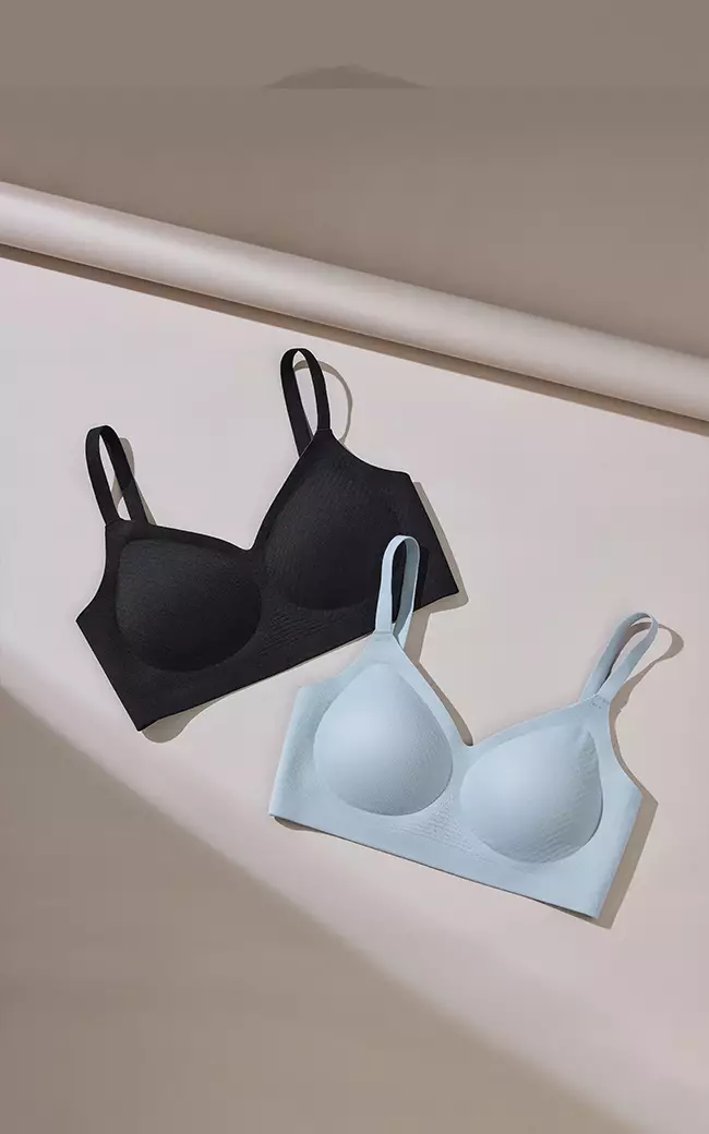 Bra Seamfree Genius N10-3081V - Light Blue