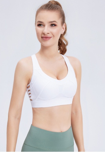 Trendyshop white Quick-Drying Yoga Fitness Sports Bras 88651US0052014GS_1