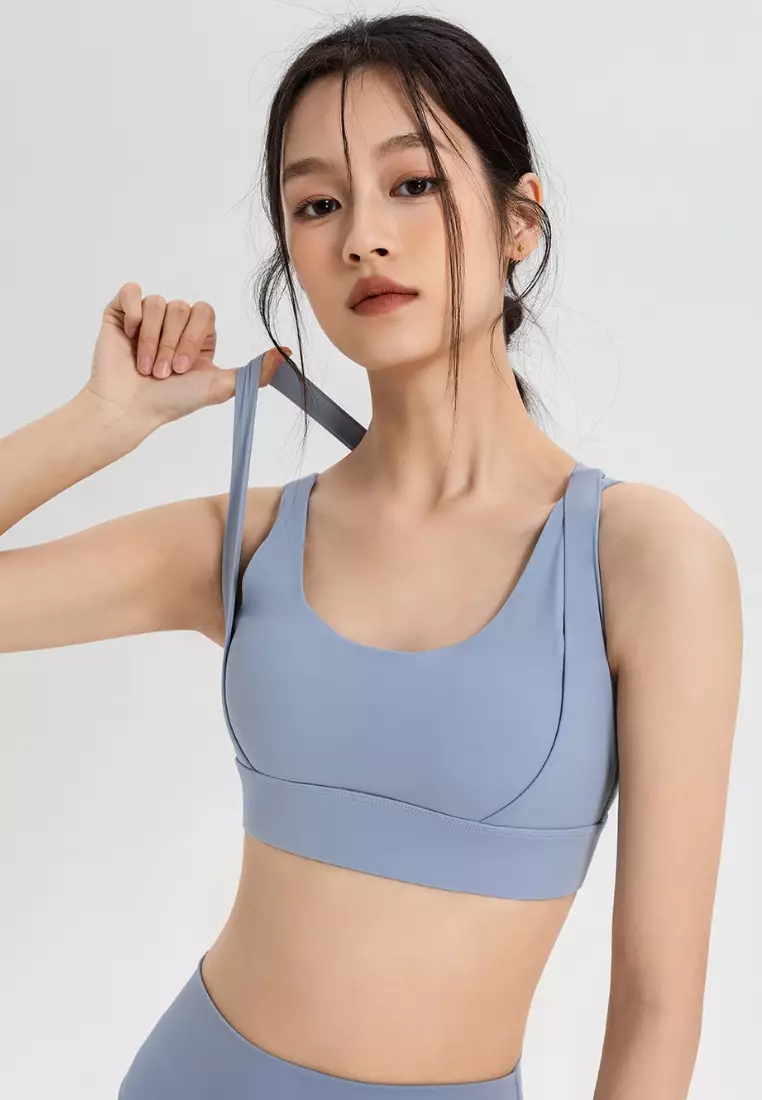 Strive Sport Bra – Cross Back Dual Strap Sports Bra for Women Breathable Supportive Activewear