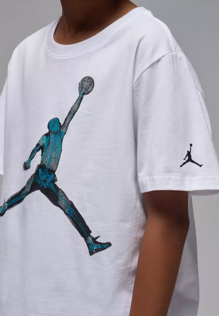 Boys MJ Brand Skeleton Jumpman T-Shirt (Big Kids)