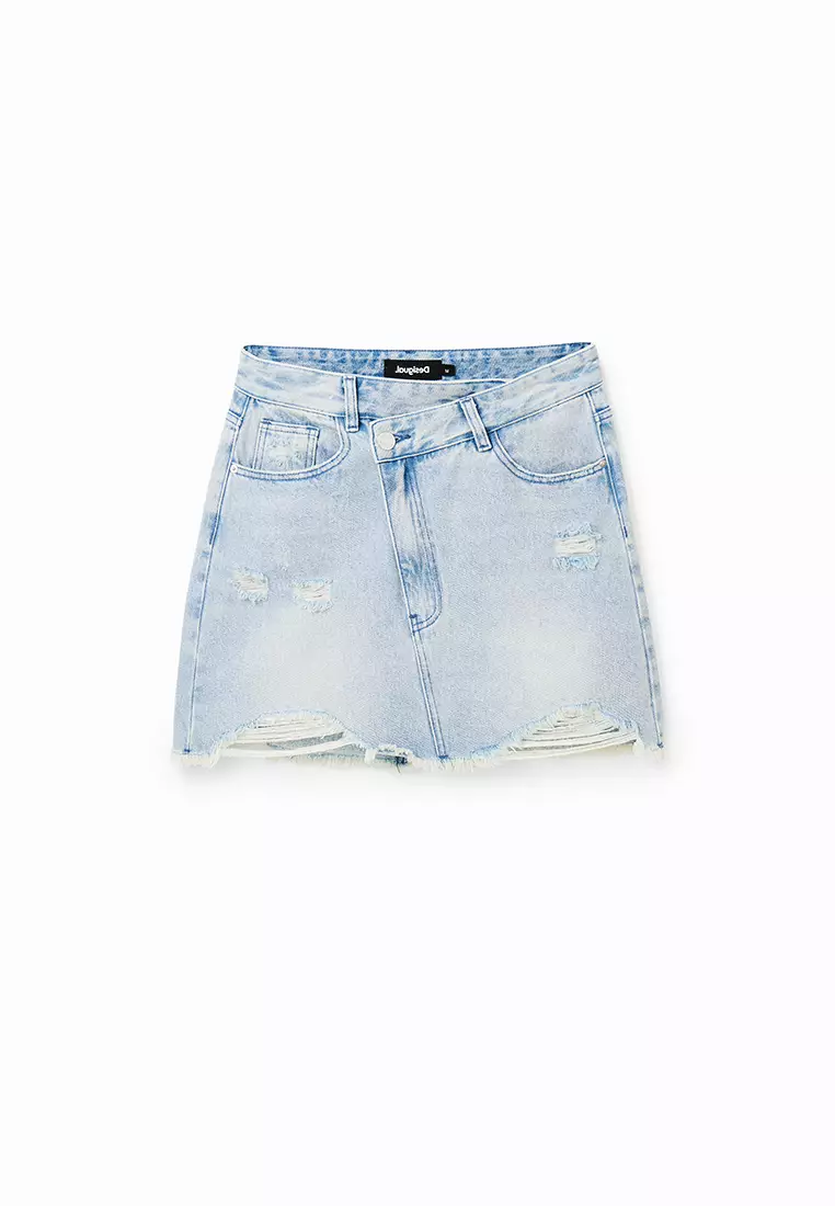 Buy Desigual Desigual Women's Denim Short Skirt Online ZALORA